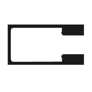 KIT COMP.VETRO INCAS.VT 6/8 NERO 1500