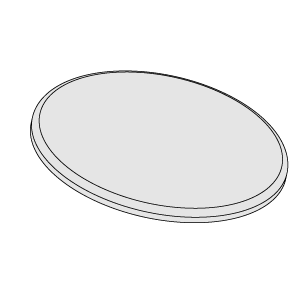 COPRIPILETTA SLIM/LUXOR BIANCO