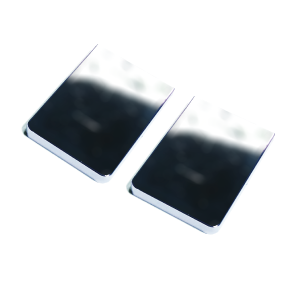 COPPIA COVER CERNIERA CROMO