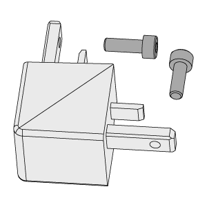 KIT RACCORDO ANGOLO CALAMO RICAMBIO BCO