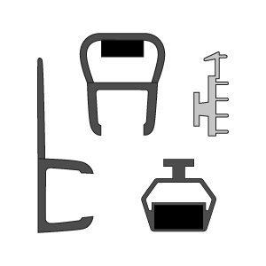 KIT GUARNIZ.RICAMB.AXIA SC1 NERO